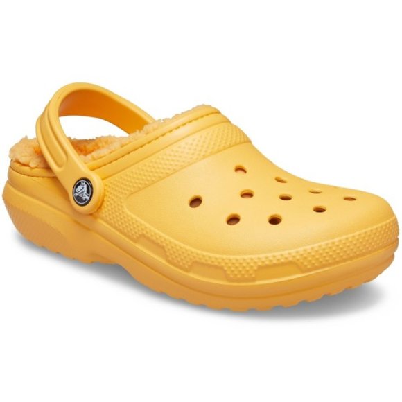 CROCS Shoes - Crocs Clogs Classic Lined Clog Orange Sorbet